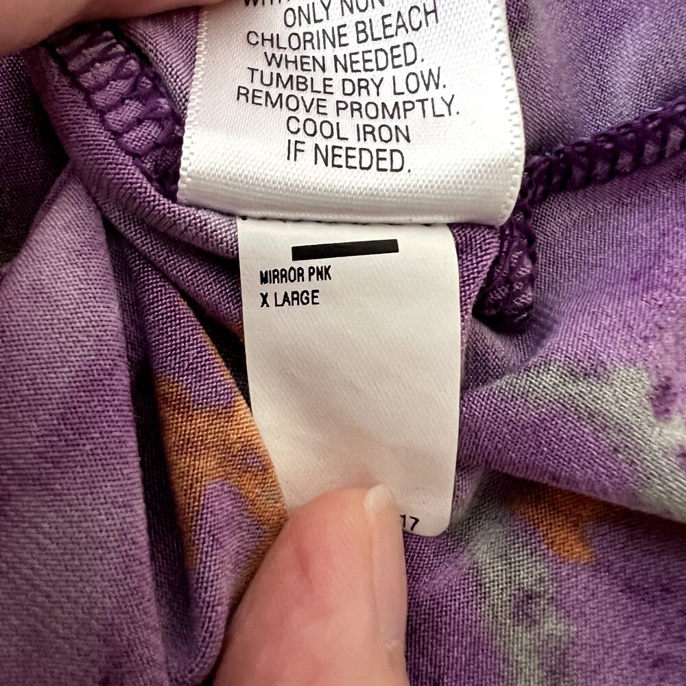 Elle Purple Patterned Ruffle Maxi Dress - Picture 8 of 9